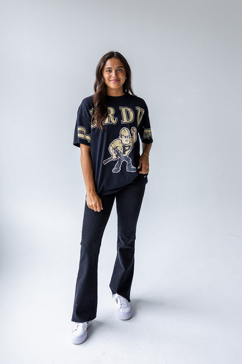 Purdue Southern Split Oversized Band Tee